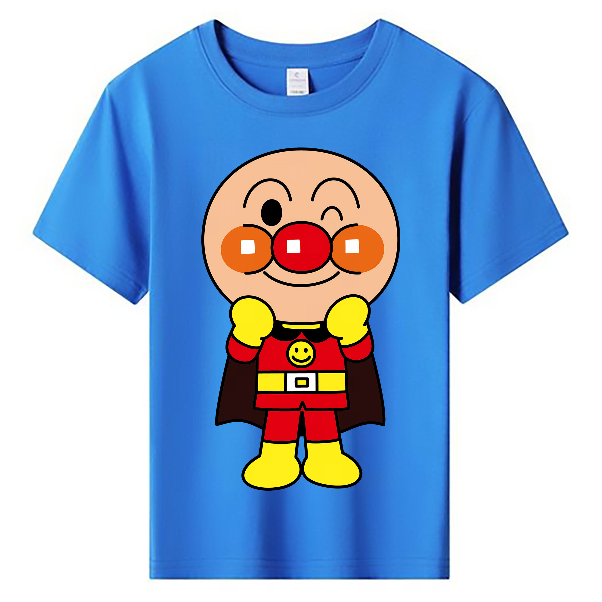 （画像用） アンパンマン Anpanman 綿100％キッズTシャツ（フロントプリント）